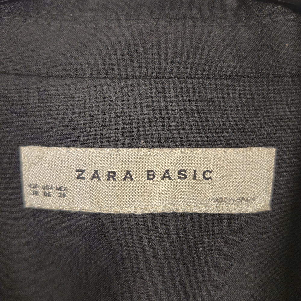 Zara Basic Tailored Black Single Breasted Blazer … - image 5